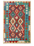Maimana Afghanistan Kilim Rug - 155 x101 cm - Handmade