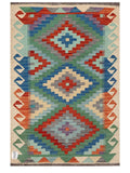 Maimana Afghanistan Kilim Rug - 126 x 84 cm - Handmade