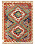 Maimana Afghanistan Kilim Rug - 120 x 86 cm - Handmade