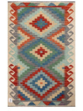 Maimana Afghanistan Kilim Rug - 129 x 83 cm - Handmade