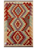 Maimana Afghanistan Kilim Rug - 125 x 78 cm - Handmade