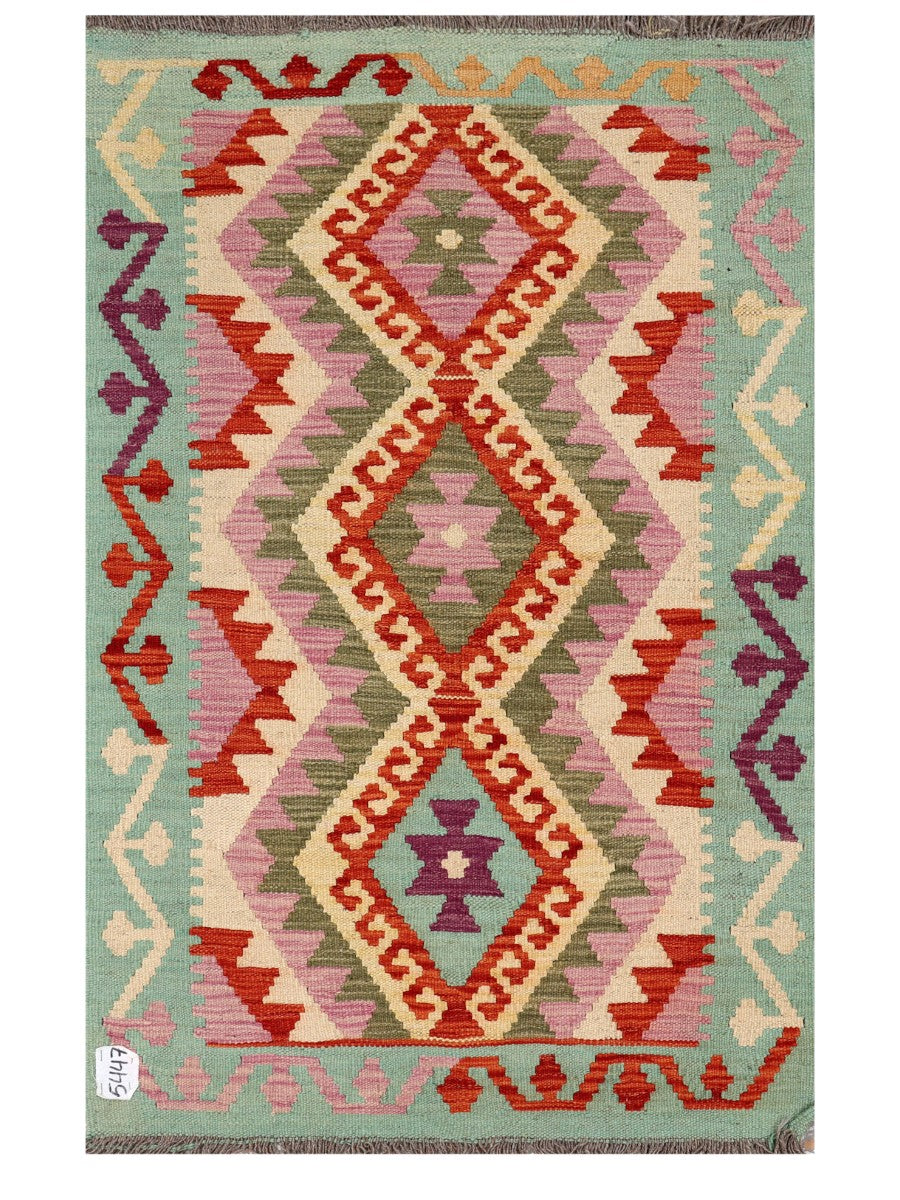 Maimana Afghanistan Kilim Rug - 125 x 80 cm - Handmade