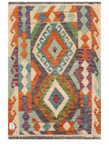 Maimana Afghanistan Kilim Rug - 123 x 81 cm - Handmade