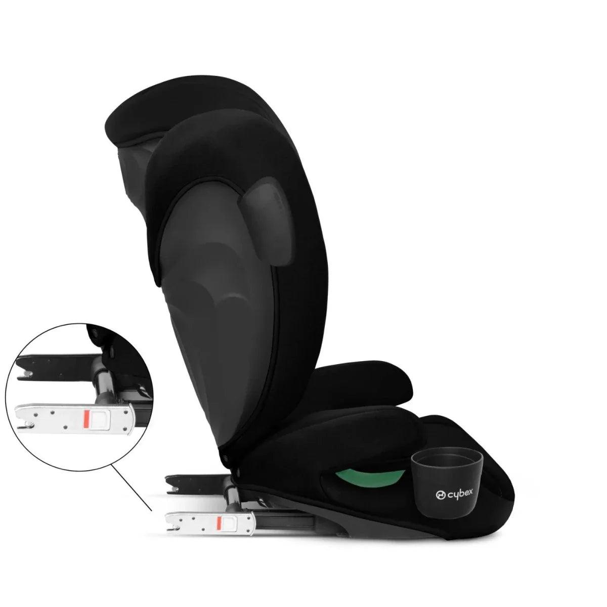 Cybex Solution B4 i-Fix Group 2/3 Car Seat (4 Years to 12 Years) - Volcano Black