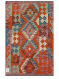 Maimana Afghanistan Kilim Rug - 127 x 82 cm - Handmade