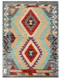 Maimana Afghanistan Kilim Rug - 111 x 81 cm - Handmade