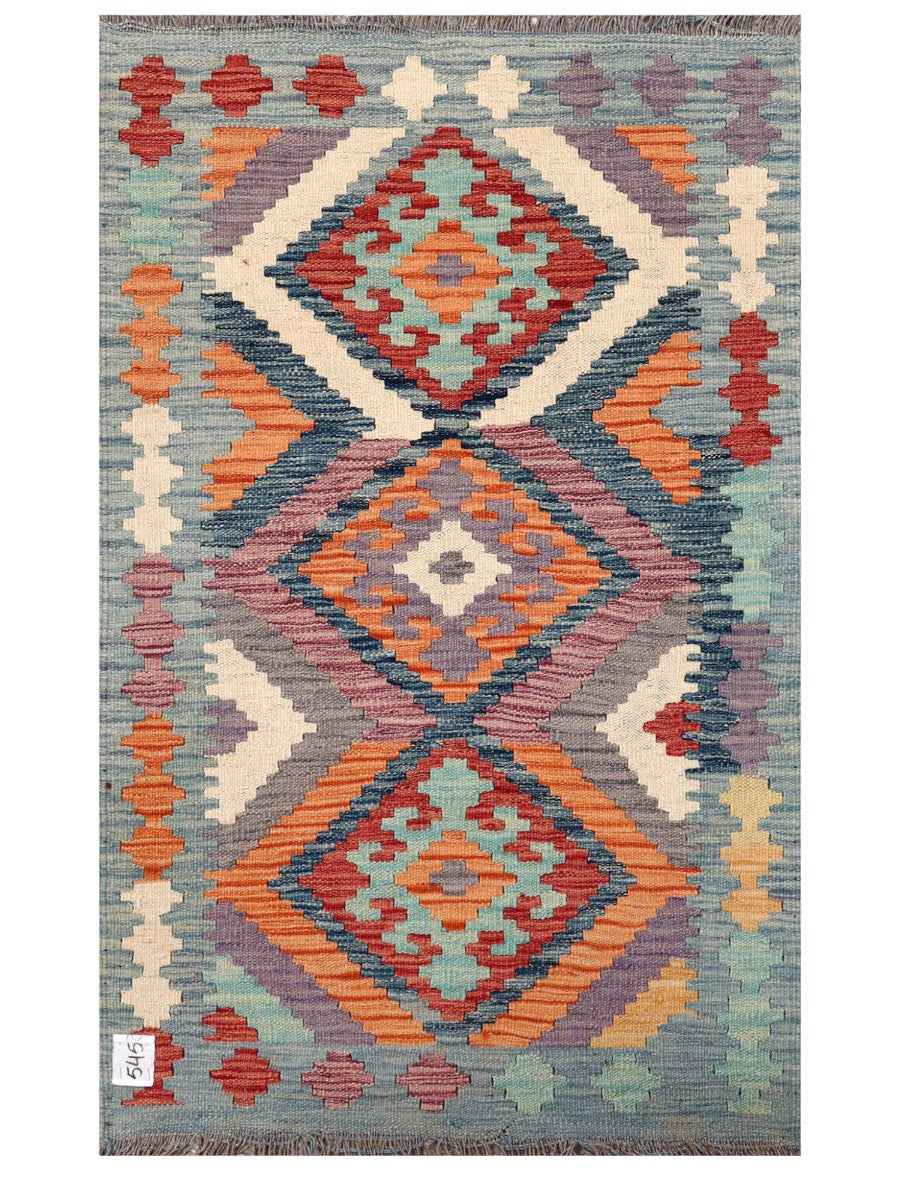 Maimana Afghanistan Kilim Rug - 130 x 80 cm - Handmade