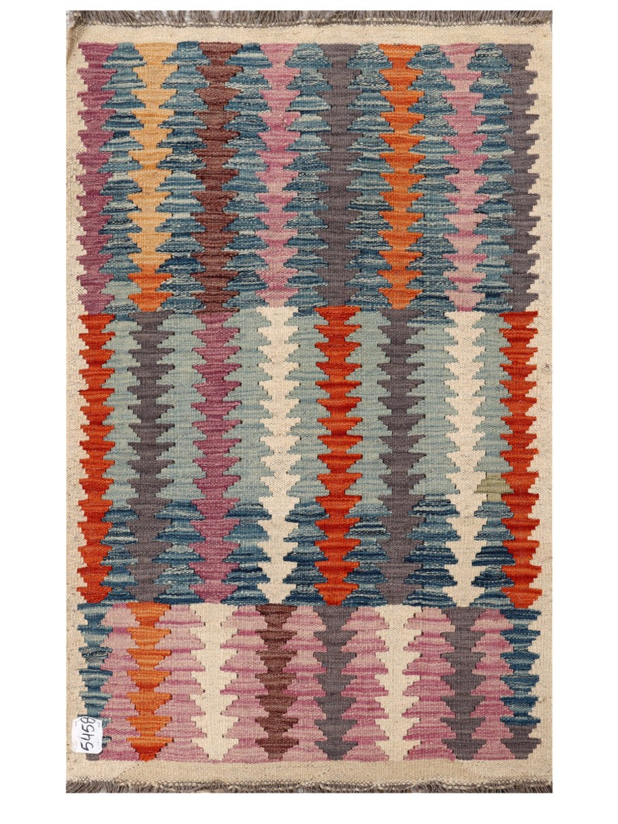 Maimana Afghanistan Kilim Rug - 128 x 79 cm - Handmade