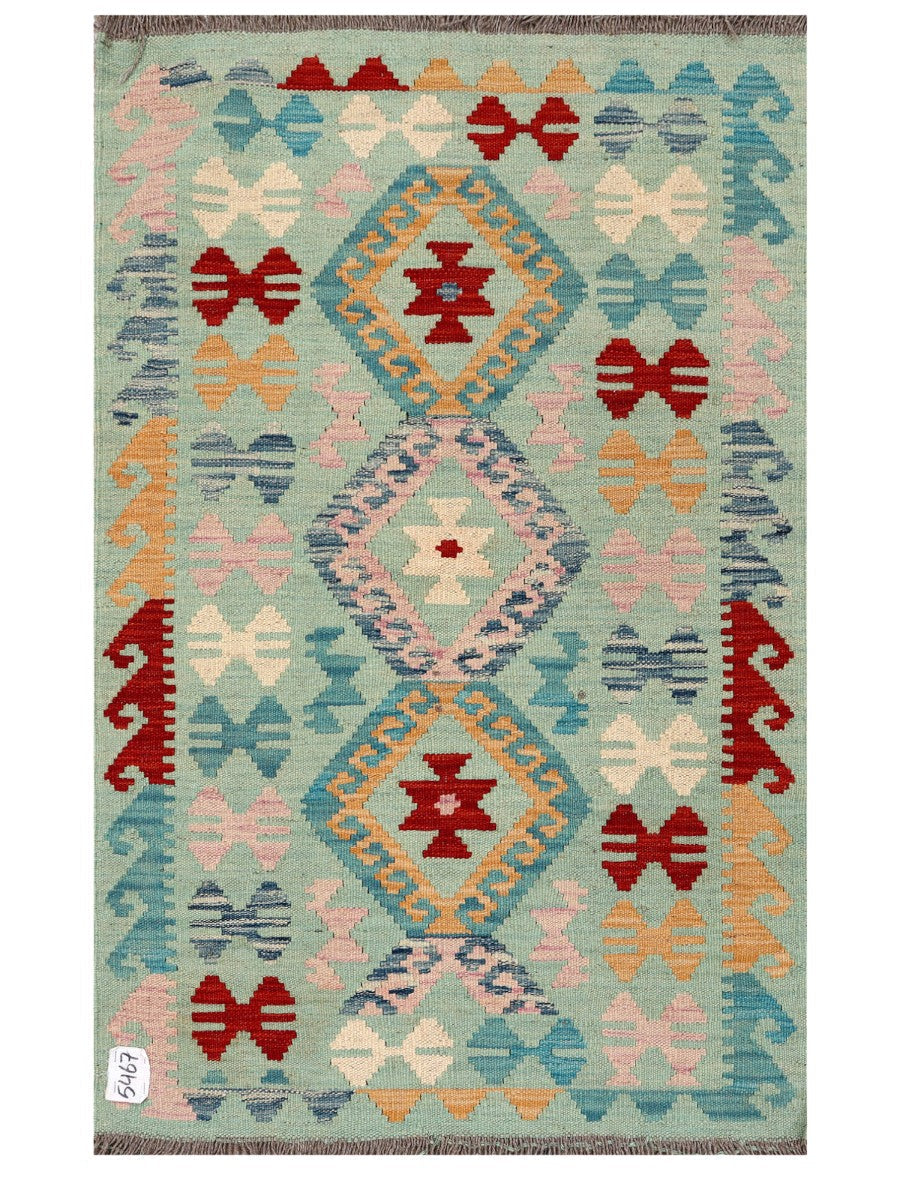 Maimana Afghanistan Kilim Rug - 131 x 82 cm - Handmade