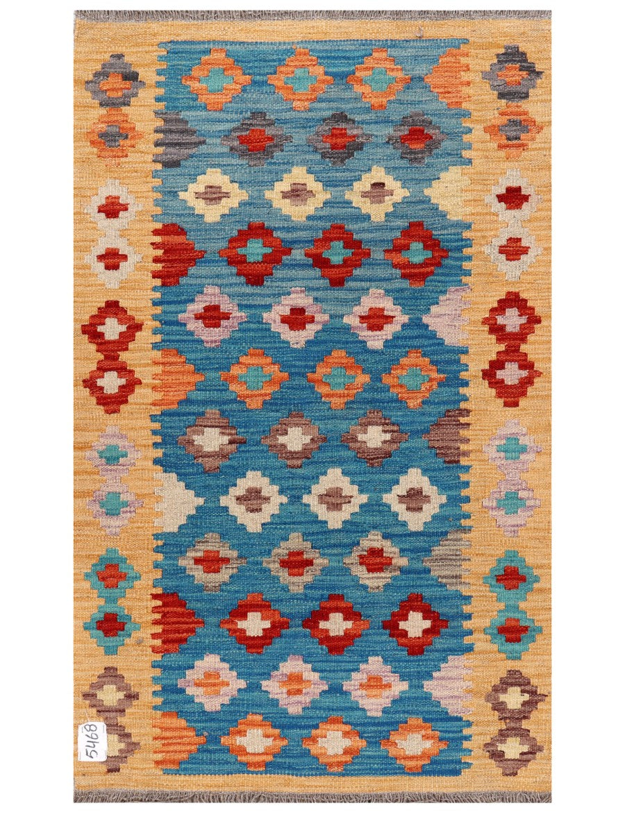 Maimana Afghanistan Kilim Rug - 126 x 76 cm - Handmade