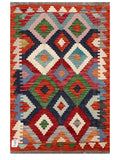 Maimana Afghanistan Kilim Rug - 114 x 75 cm - Handmade