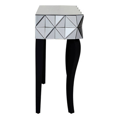 Soho Smoke Glass Two Drawer Console Table