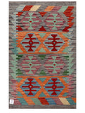 Maimana Afghanistan Kilim Rug - 118 x 74 cm - Handmade