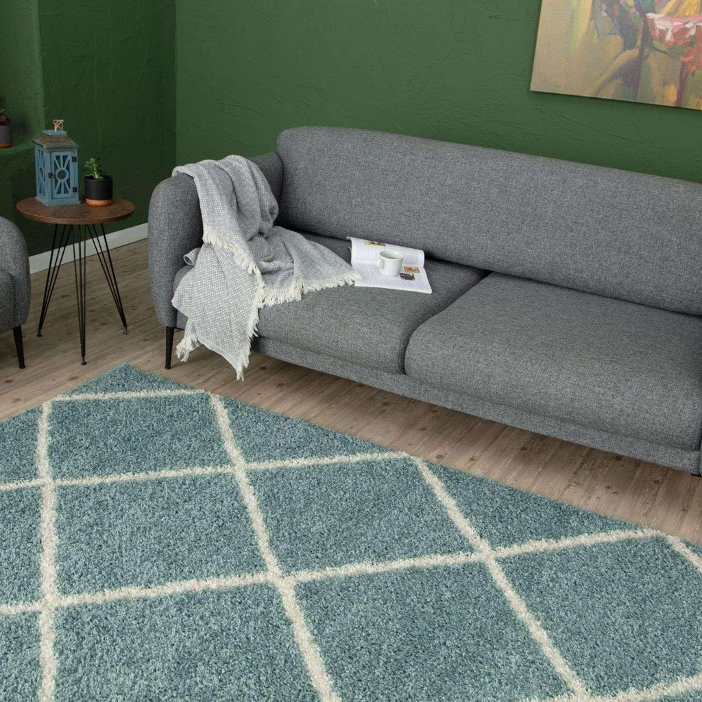 550_Moroccan_Duck_Egg_Blue_Shaggy_Rug-10 - Bobobiy