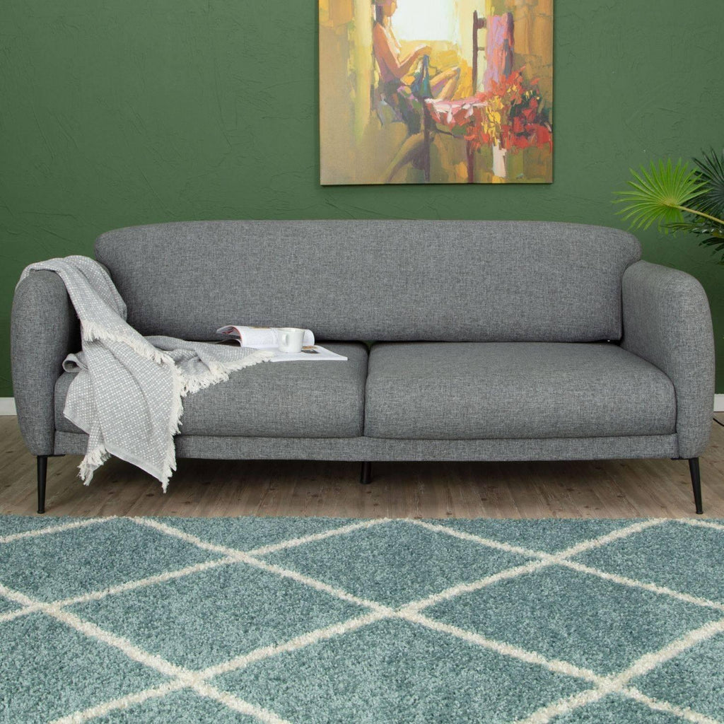 550_Moroccan_Duck_Egg_Blue_Shaggy_Rug-15 - Bobobiy