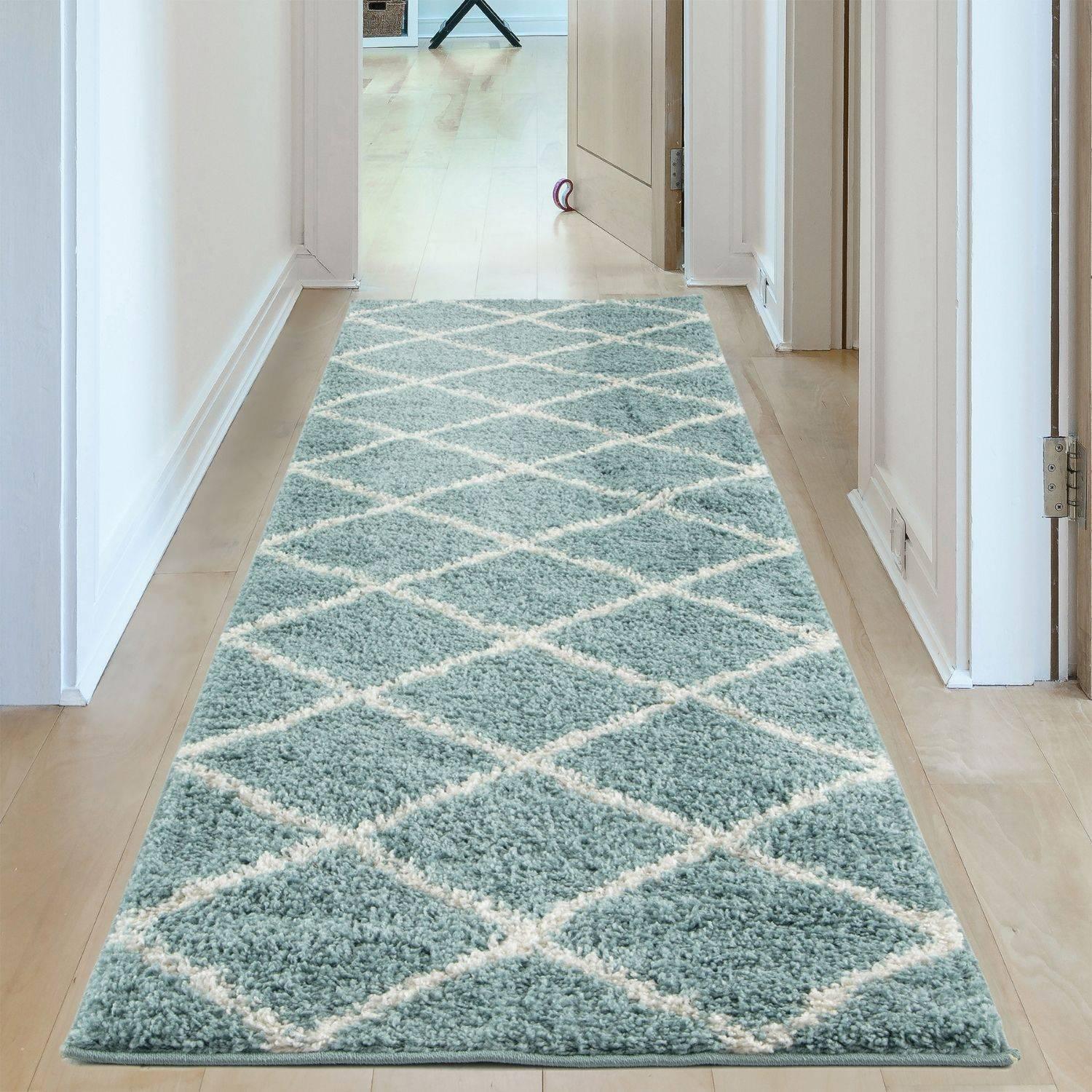550_Moroccan_Duck_Egg_Blue_Shaggy_Rug-18 - Bobobiy