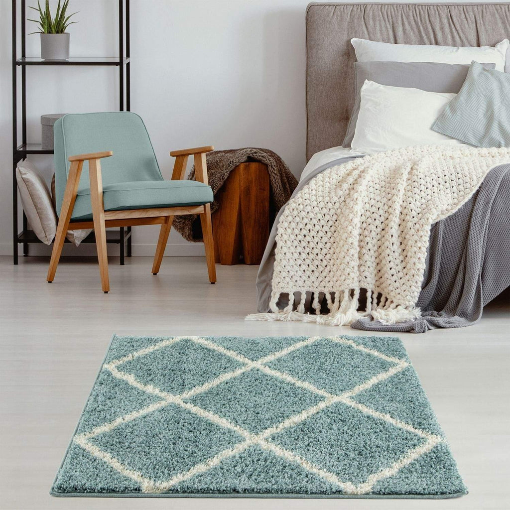 550_Moroccan_Duck_Egg_Blue_Shaggy_Rug-19 - Bobobiy