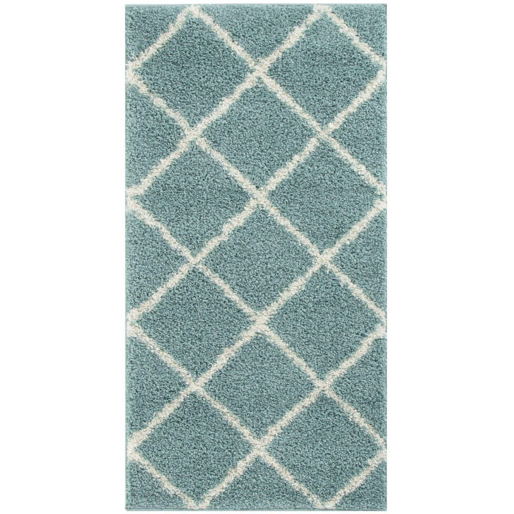 550_Moroccan_Duck_Egg_Blue_Shaggy_Rug-2 - Bobobiy