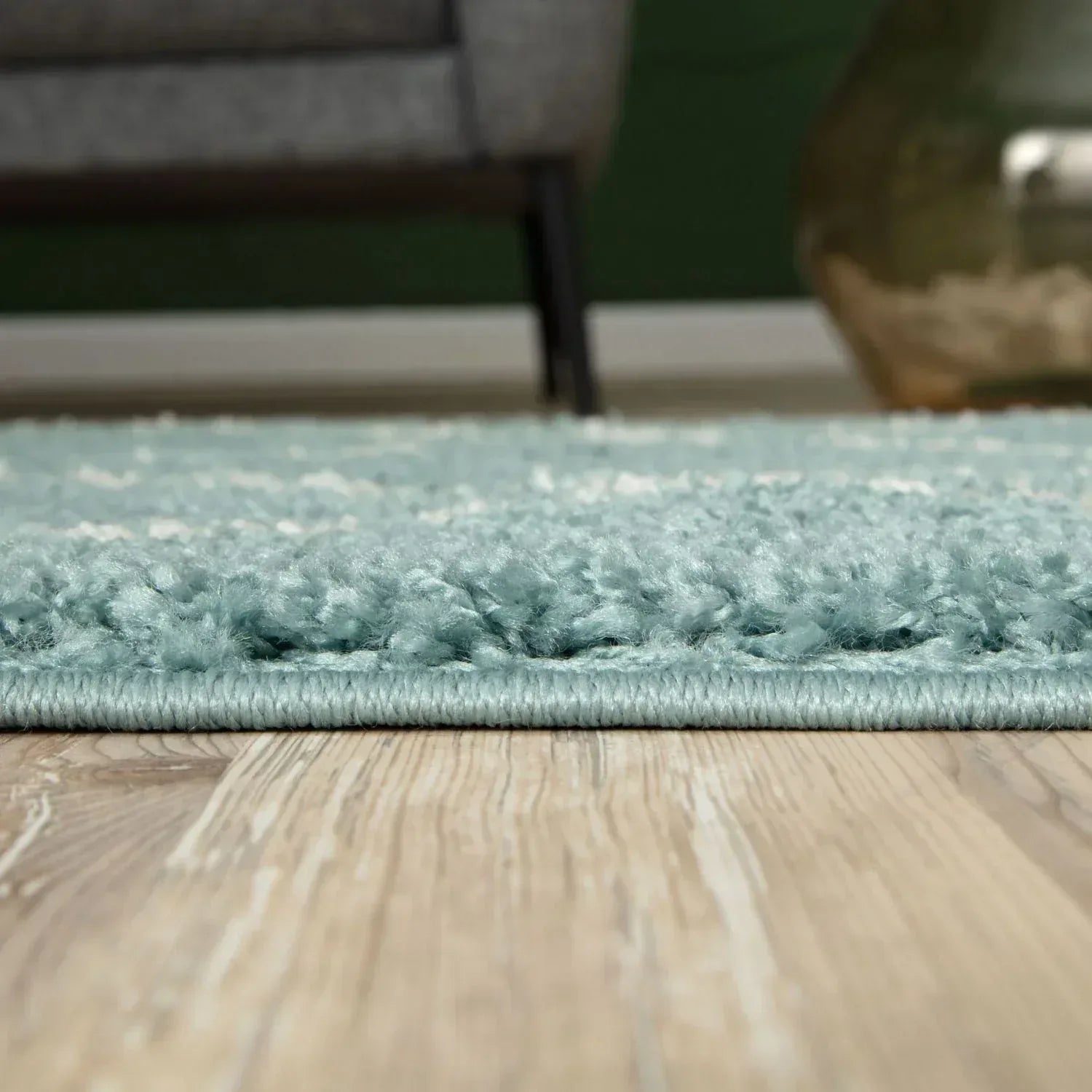550_Moroccan_Duck_Egg_Blue_Shaggy_Rug-9 - Bobobiy