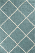 550_Moroccan_Duck_Egg_Blue_Shaggy_Rug - Bobobiy