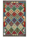 Maimana Afghanistan Kilim Rug - 123 x 77 cm - Handmade