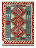 Maimana Afghanistan Kilim Rug - 121 x 86 cm - Handmade