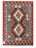 Maimana Afghanistan Kilim Rug - 118 x 79 cm - Handmade