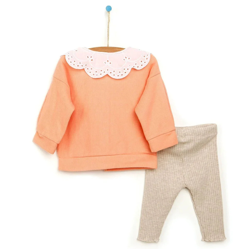 Tuffy Friendly Cardigan - Bottom - Salmon - Bobobiy