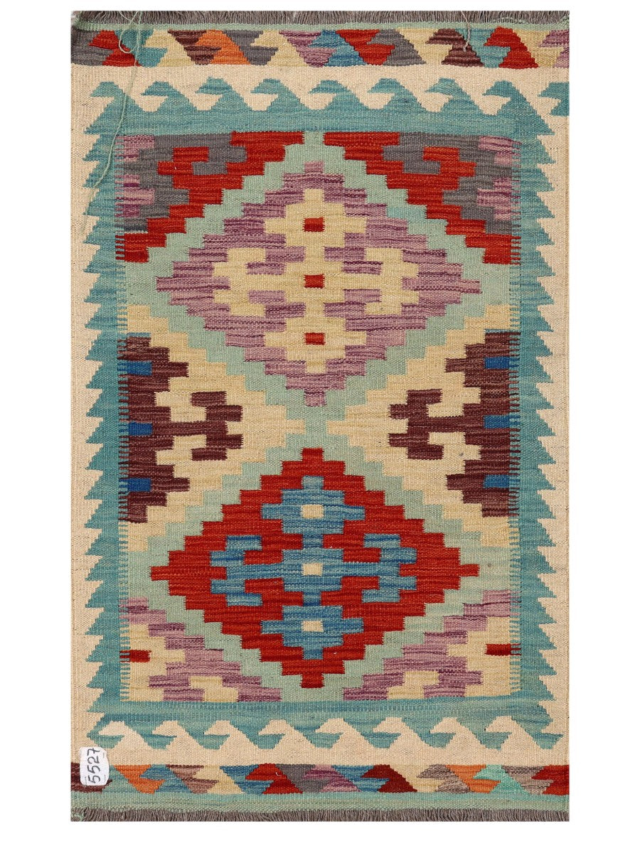 Maimana Afghanistan Kilim Rug - 122 x 75 cm - Handmade