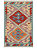 Maimana Afghanistan Kilim Rug - 124 x 75 cm - Handmade