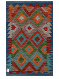 Maimana Afghanistan Kilim Rug - 126 x 79 cm - Handmade