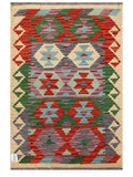 Maimana Afghanistan Kilim Rug - 121 x 81 cm - Handmade