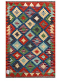 Maimana Afghanistan Kilim Rug - 118 x 76 cm - Handmade