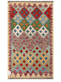 Maimana Afghanistan Kilim Rug - 122 x 72 cm - Handmade