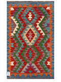 Maimana Afghanistan Kilim Rug - 121 x 74 cm - Handmade