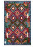 Maimana Afghanistan Kilim Rug - 129 x 78 cm - Handmade