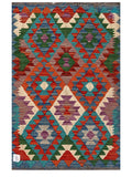 Maimana Afghanistan Kilim Rug - 126 x 82 cm - Handmade