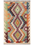 Maimana Afghanistan Kilim Rug - 129 x 80 cm - Handmade