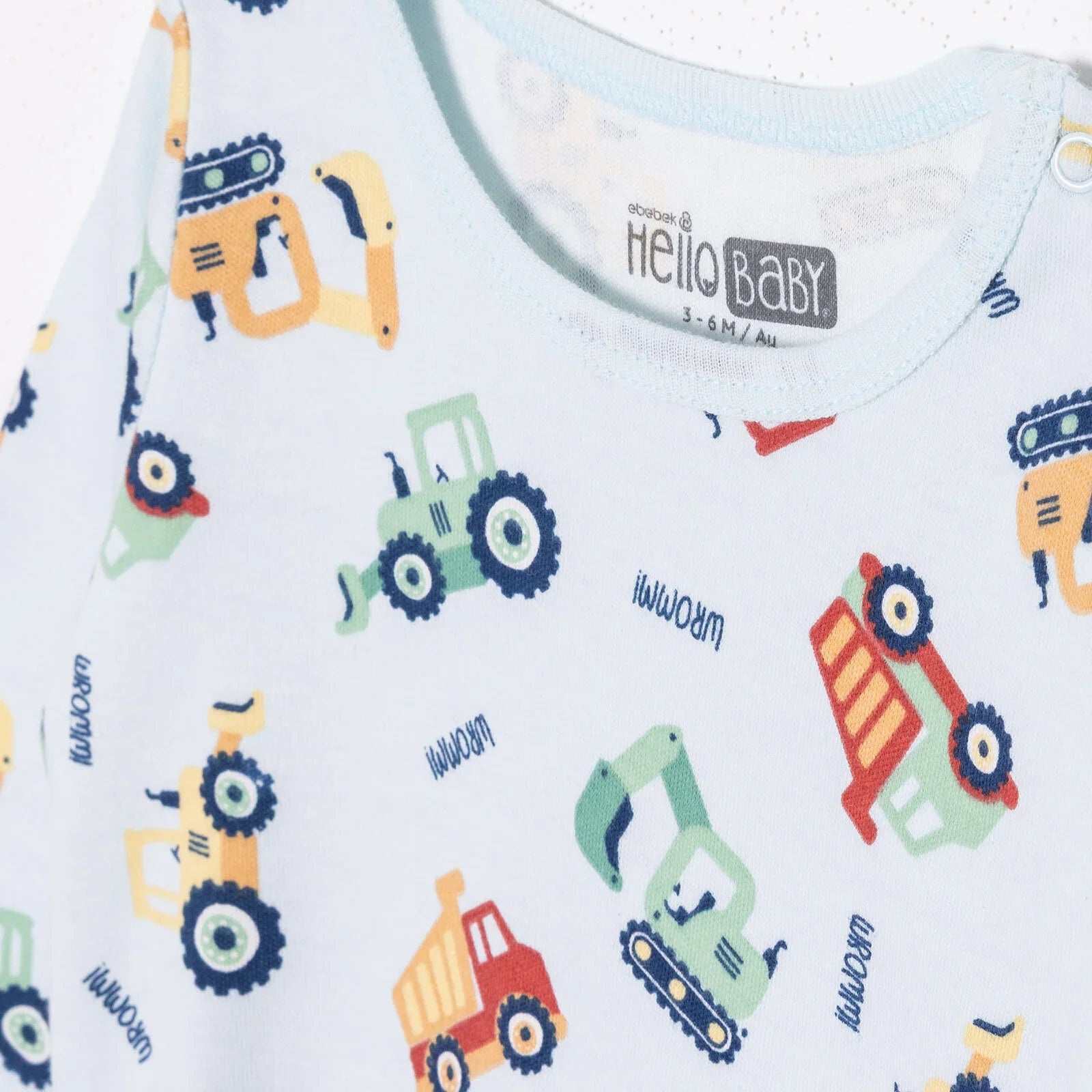 HelloBaby Baby Boy Long Sleeve Pyjamas Set - Blue