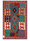 Maimana Afghanistan Kilim Rug - 119 x 77 cm - Handmade