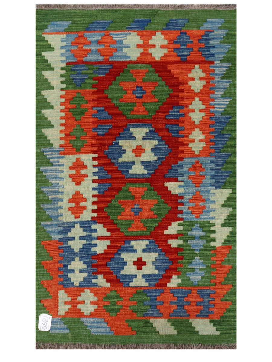 Maimana Afghanistan Kilim Rug - 129 x 75 cm - Handmade