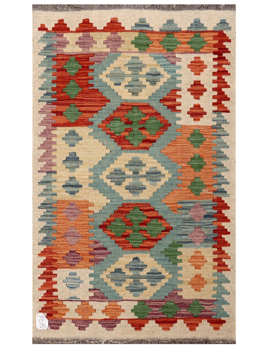 Maimana Afghanistan Kilim Rug - 122 x 73 cm - Handmade