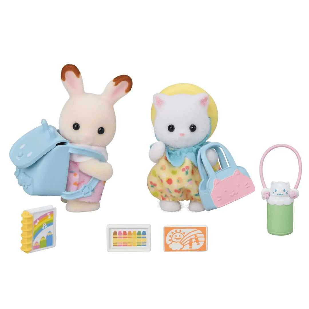 Sylvanian Families Nursery Friends - Walk Along Duo for Ages 3 and Up