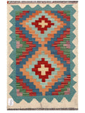 Maimana Afghanistan Kilim Rug - 94 x 61 cm - Handmade