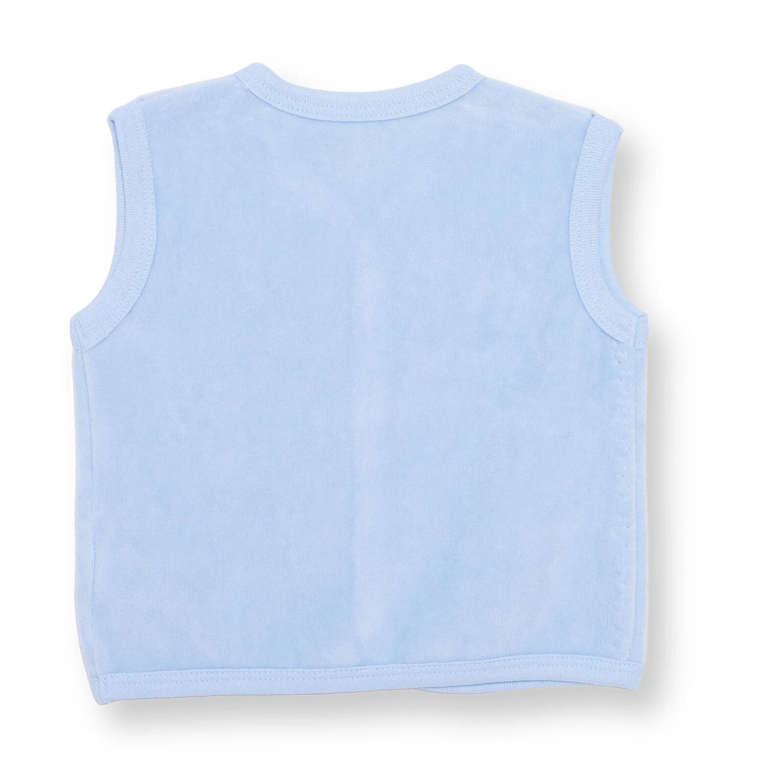 HelloBaby Newborn Vest - Light Blue