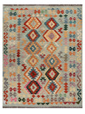 Maimana Afghanistan Kilim Rug - 197 x158 cm - Handmade