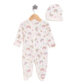 HelloBaby Girl Jumpsuit-Hat - Ecru