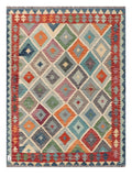 Maimana Afghanistan Kilim Rug - 201 x149 cm - Handmade