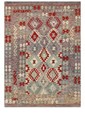 Maimana Afghanistan Kilim Rug - 208 x146 cm - Handmade