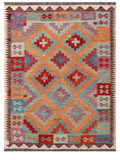 Maimana Afghanistan Kilim Rug - 197 x148 cm - Handmade